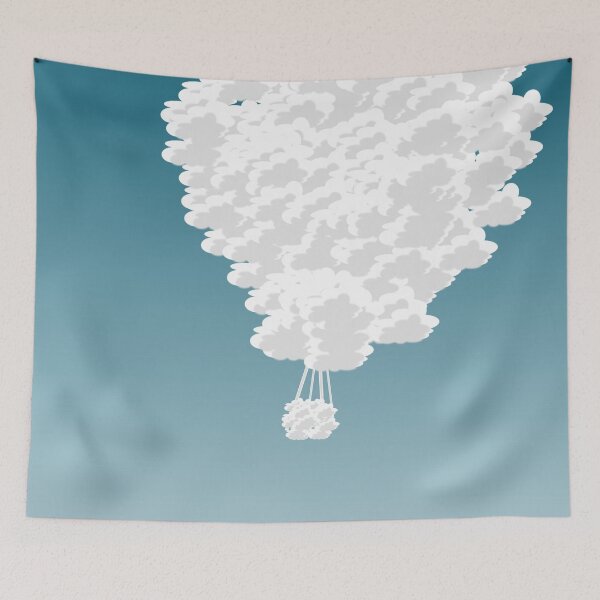 Item preview, One day I'll fly away | hot air balloon cloud designed and sold by SVGWBA.