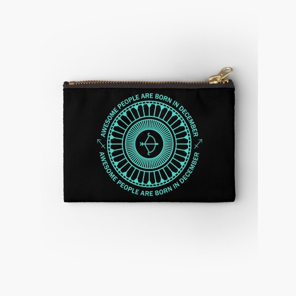 Item preview, December Birthday Awesome People Are Born In December Sagittarius Turquoise designed and sold by KrisSidDesigns.