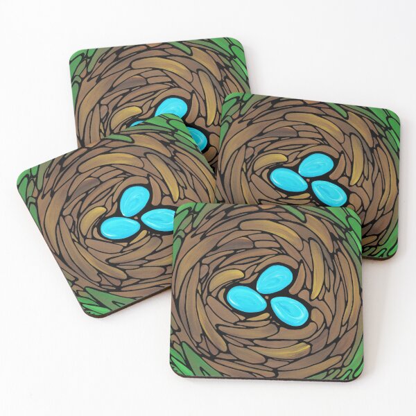Item preview, Signs Of Spring With Robin's Egg Blue Nest Art by Sharon Cummings designed and sold by Sharon Cummings Art.