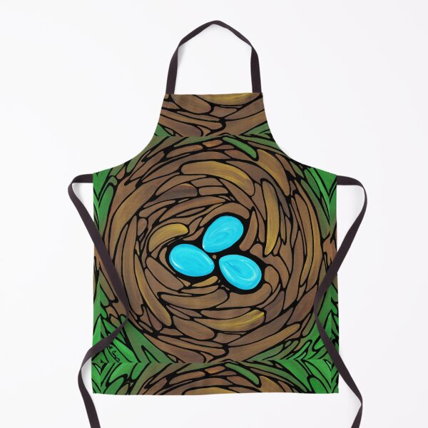 Item preview, Signs Of Spring With Robin's Egg Blue Nest Art by Sharon Cummings designed and sold by Sharon Cummings Art.