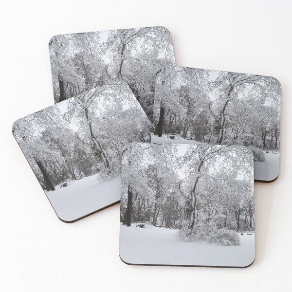 Item preview, Park in white, nature, hibernation designed and sold by UnsereWelt.