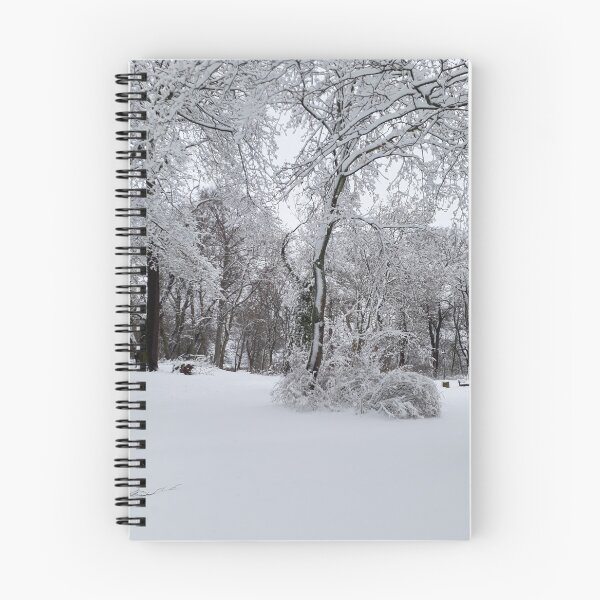 Item preview, Park in white, nature, hibernation designed and sold by UnsereWelt.