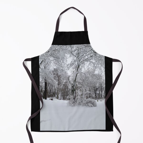 Item preview, Park in white, nature, hibernation designed and sold by UnsereWelt.