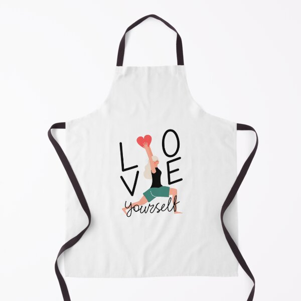 Item preview, Love yoga and yourself, funny quotes about yoga designed and sold by Art Wear Nation.
