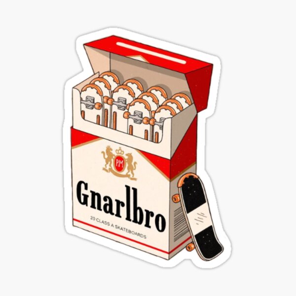 cigarrillos de skate Pegatina