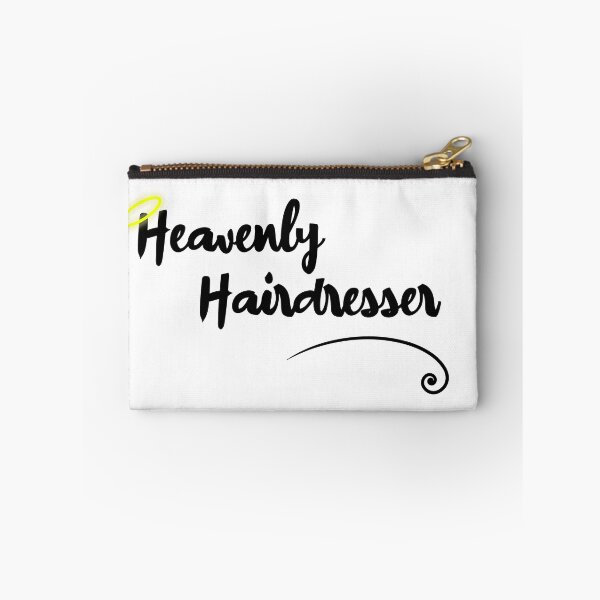 Item preview,  Heavenly Hairdresser Funny hairdressing Pun (Black ) designed and sold by RomeoSketches.