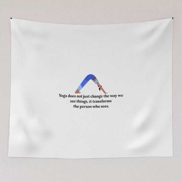 Item preview, Yoga does not just change the way we see things, it transforms the person who sees designed and sold by Art Wear Nation.