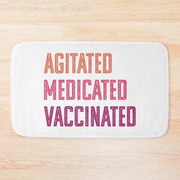 Item preview, Agitated Medicated Vaccinated  designed and sold by opalime.