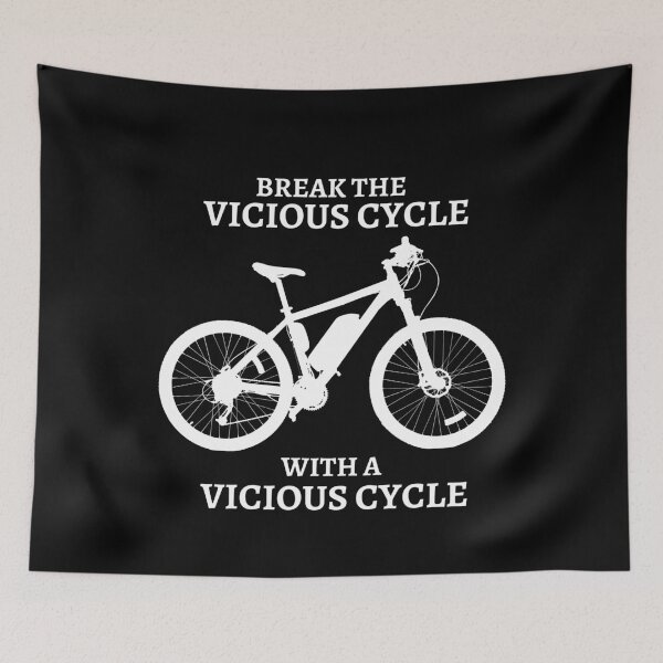 Item preview, Break the Vicious Cycle With a Vicious Cycle, Cycling Design designed and sold by Pique-Interest.