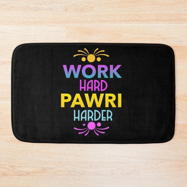 Item preview, Work Hard Party Harder Hindi Funny designed and sold by Life Is Beautiful.