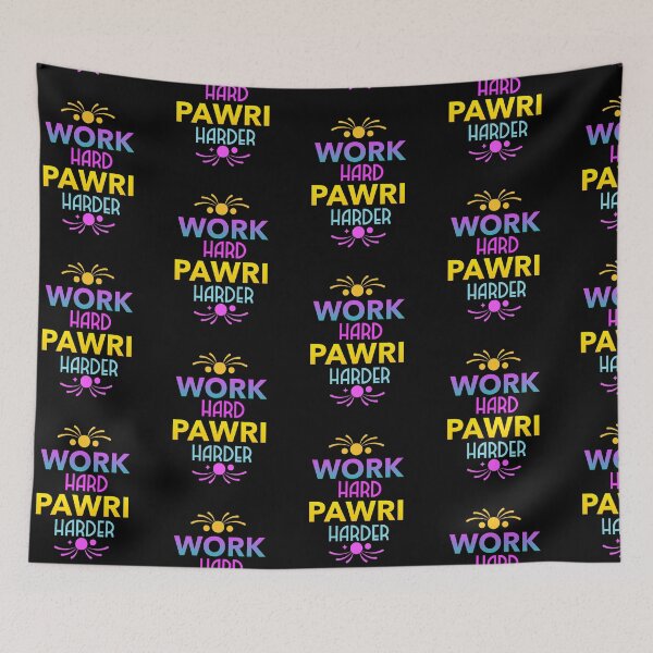 Item preview, Work Hard Party Harder Hindi Funny designed and sold by Life Is Beautiful.