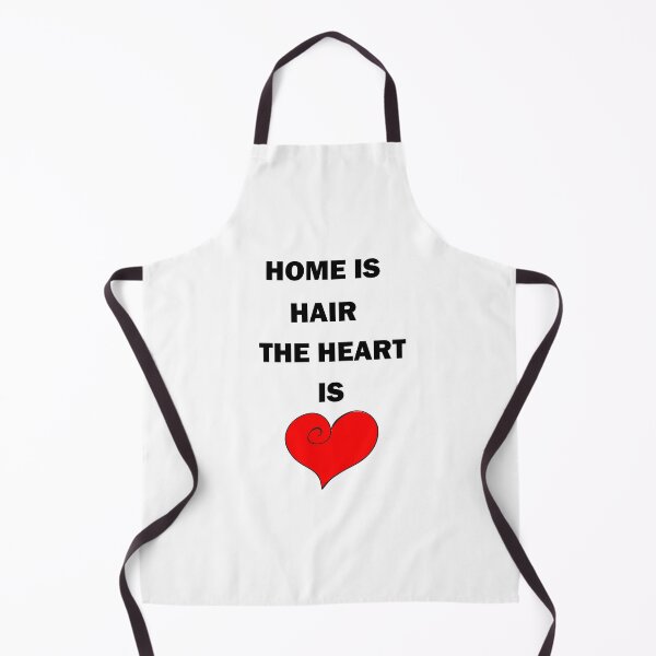 Artikelvorschau, Zuhause ist Haar lustig Friseur / Friseur Wortspiel (schwarz) entworfen und verkauft von RomeoSketches.
