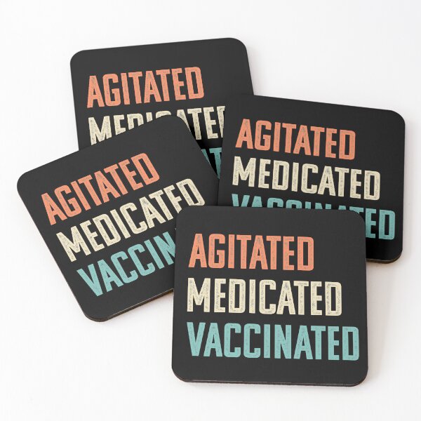 Item preview, Agitated Medicated Vaccinated  designed and sold by opalime.