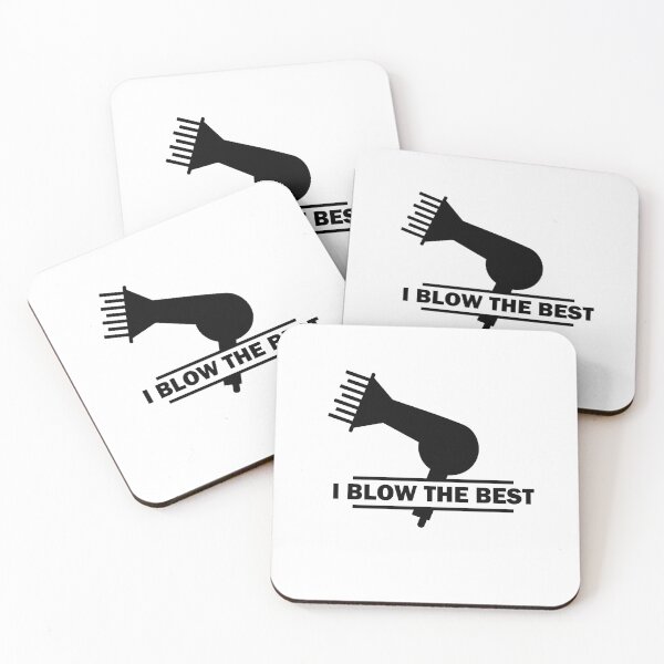 Item preview,   I Blow The Best Funny Hairdressing / Barber Pun (Black ) designed and sold by RomeoSketches.
