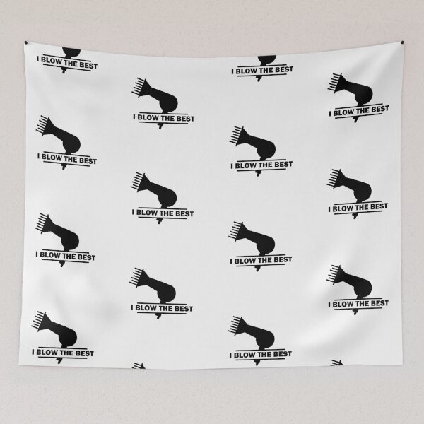 Item preview,   I Blow The Best Funny Hairdressing / Barber Pun (Black ) designed and sold by RomeoSketches.
