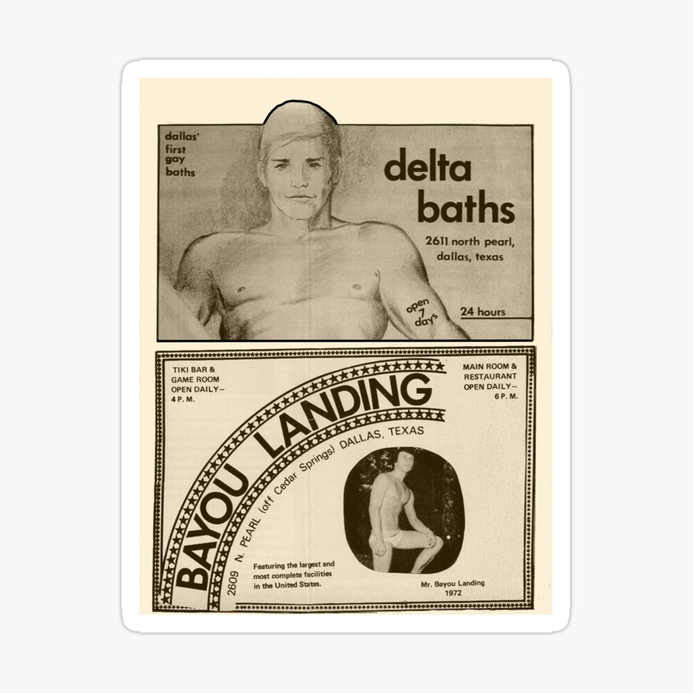 Delta Baths & Bayou Landing - Vintage Gay Interest Texas