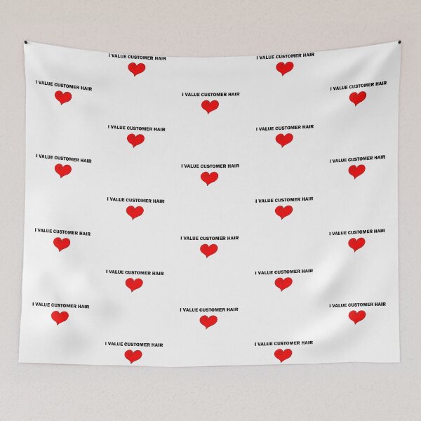 Item preview,   I Value Customer Hair Funny Hairdressing / Barbering Pun (Black ) designed and sold by RomeoSketches.