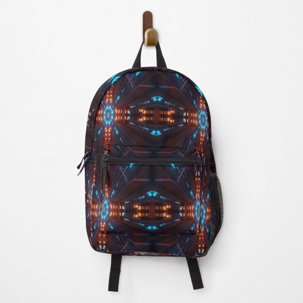 Item preview, Futuristic geometric background with colorful laser lights designed and sold by bestoffers.