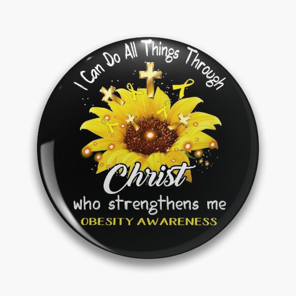 Item preview, I Can Do All Things Through Christ Who Strengthens Me Obesity Awareness designed and sold by rechardtee.