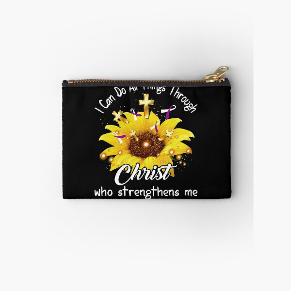 Item preview, I Can Do All Things Through Christ Who Strengthens Me Oral Cancer Awareness designed and sold by rechardtee.