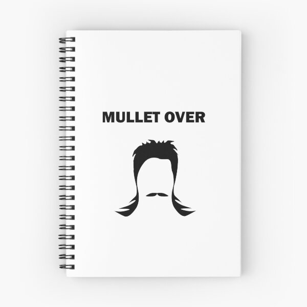 Item preview, Mullet Over Funny Hairdressing / Barber Pun (Black ) designed and sold by RomeoSketches.