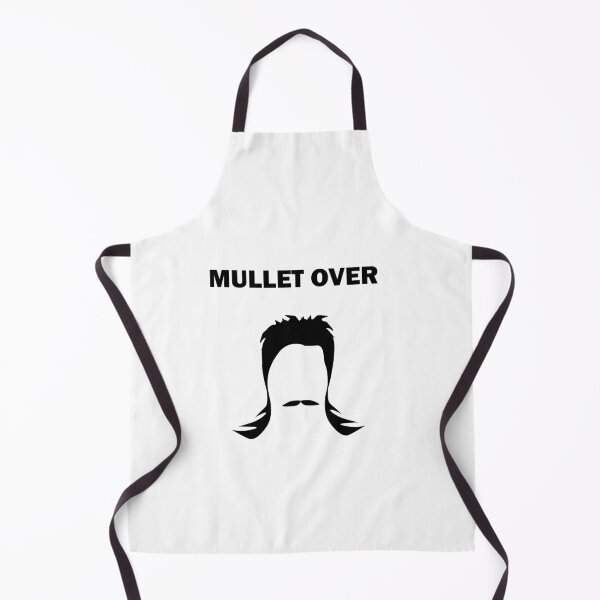 Item preview, Mullet Over Funny Hairdressing / Barber Pun (Black ) designed and sold by RomeoSketches.