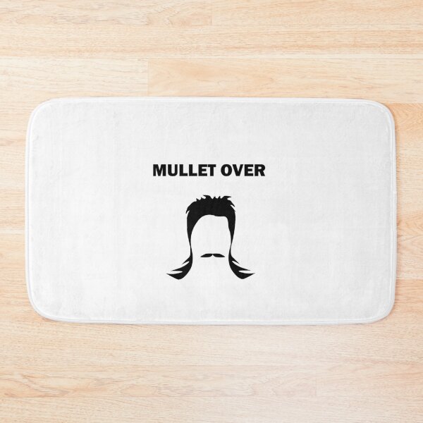 Item preview, Mullet Over Funny Hairdressing / Barber Pun (Black ) designed and sold by RomeoSketches.