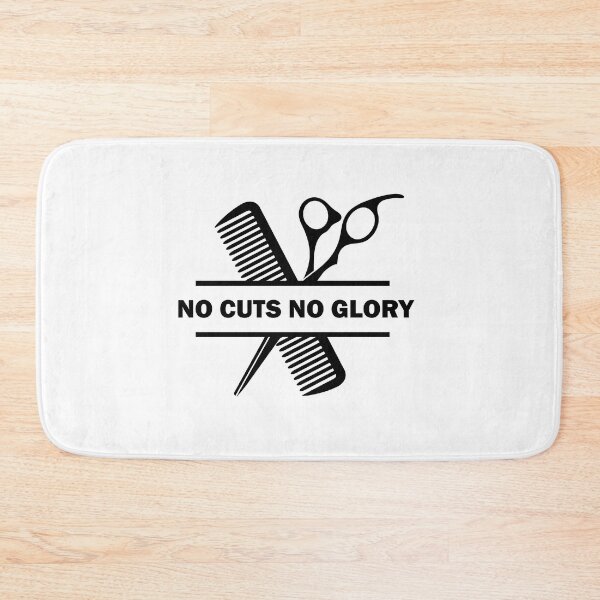 Item preview,  No Cuts No Glory Funny Hairdressing / Barbering Pun ( Black ) designed and sold by RomeoSketches.