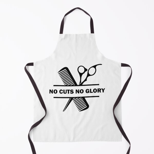 Item preview, No Cuts No Glory Funny Hairdressing / Barbering Pun ( Black ) designed and sold by RomeoSketches.