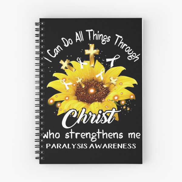 Item preview, I Can Do All Things Through Christ Who Strengthens Me Paralysis Awareness designed and sold by rechardtee.