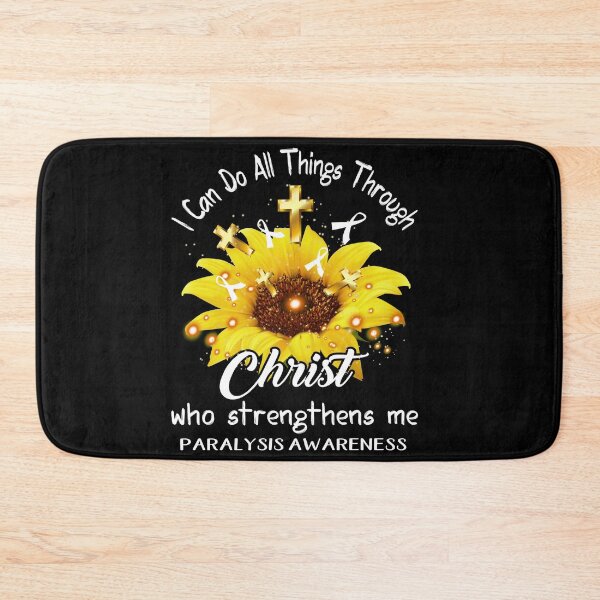 Item preview, I Can Do All Things Through Christ Who Strengthens Me Paralysis Awareness designed and sold by rechardtee.
