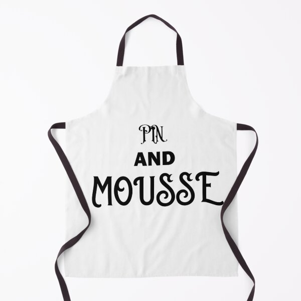 Item preview, Pin and Mousse Funny Hairdressing / Barbering Pun ( Black ) designed and sold by RomeoSketches.