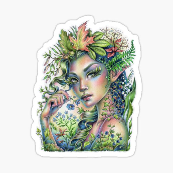 Forest Sprite Sticker
