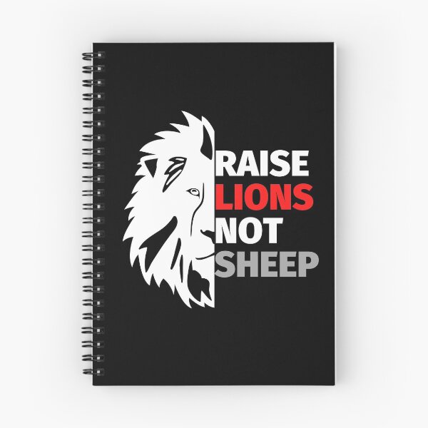 Item preview, Raise Lions Not Sheep designed and sold by SimpleUniverse.
