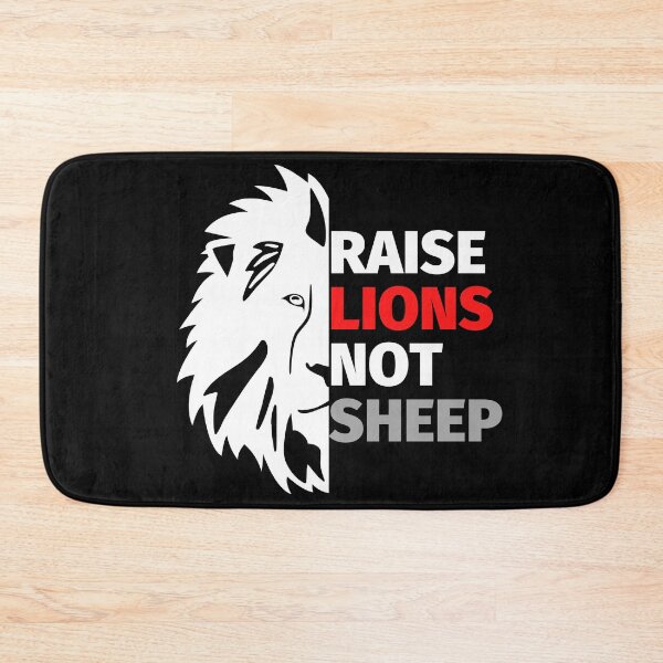 Item preview, Raise Lions Not Sheep designed and sold by SimpleUniverse.