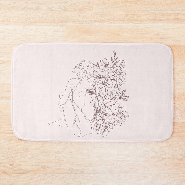 Item preview, Sitting Woman with Roses designed and sold by MyasMakings.
