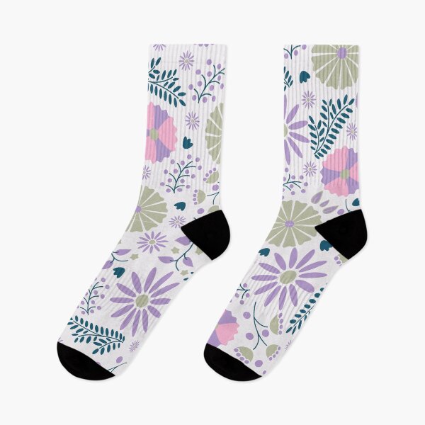 Item preview, Vintage Inspired Small Pink Flower and Leaf Pattern designed and sold by CassieNash.