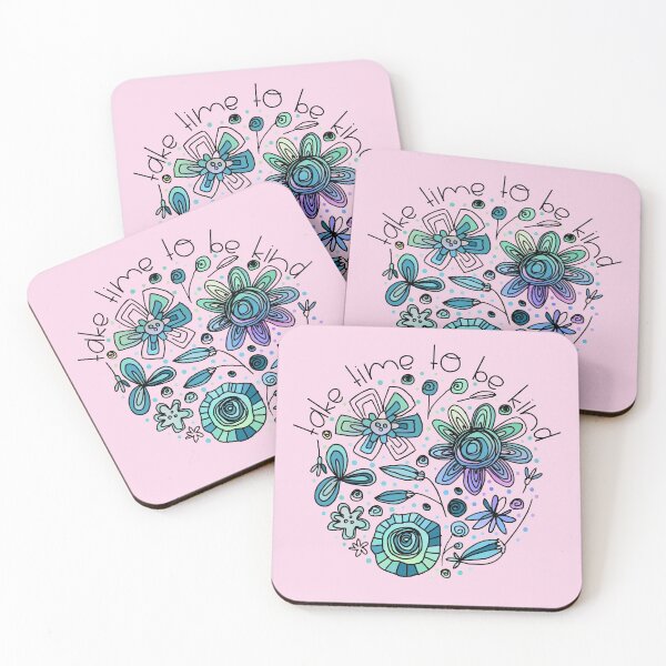 Item preview, Take Time to Be Kind Kindness Multicolor Whimsical designed and sold by creative321.