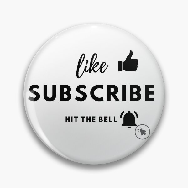 Item preview, Youtube like Subscribe & Hit The Notification Bell designed and sold by SidhuKeet1.