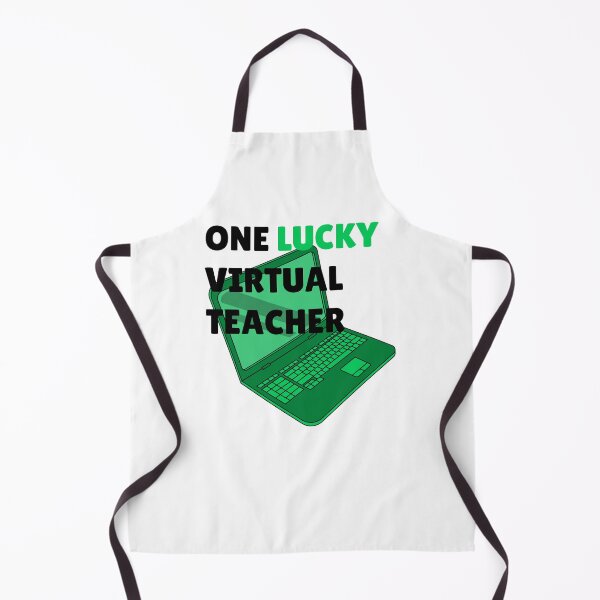Item preview, One Lucky Virtual Teacher St Patrick's Day Green Typography Design designed and sold by sinceanna.
