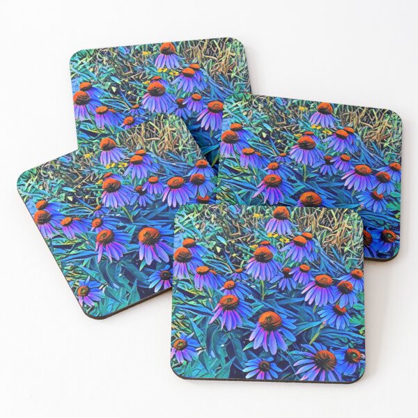 Item preview, Blue Purple Coneflowers  designed and sold by Theresa Wheatley.