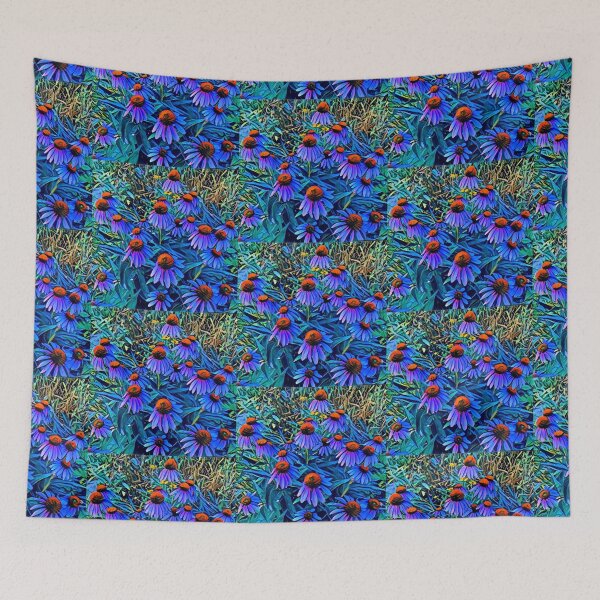 Item preview, Blue Purple Coneflowers  designed and sold by Theresa Wheatley.