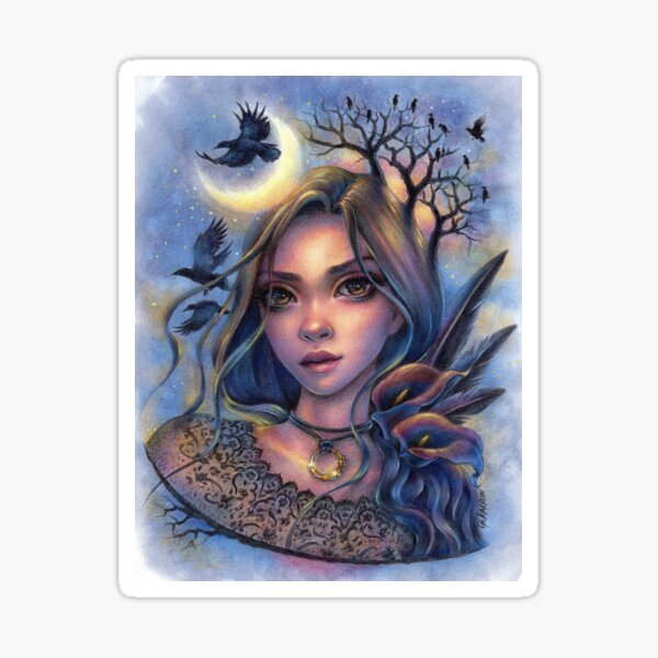 Dark Eyes Sticker