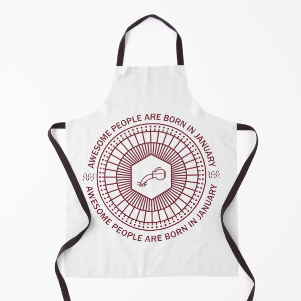 Item preview, January Birthday Awesome People Are Born In January Aquarius Garnet designed and sold by KrisSidDesigns.