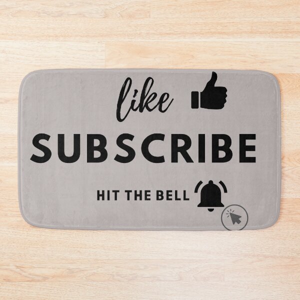Item preview, Youtube like Subscribe & Hit The Notification Bell designed and sold by SidhuKeet1.