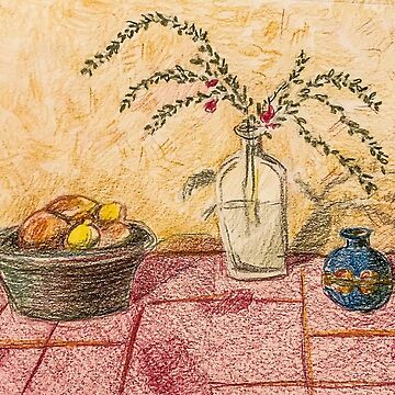 Artwork thumbnail, Still Life with Blue Vase by Tensegrity