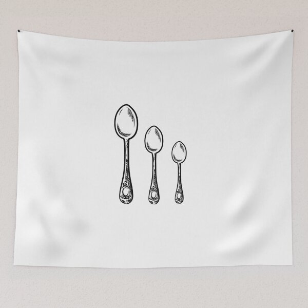 Item preview, Throuple middle spoon polyamory white designed and sold by daguilon.