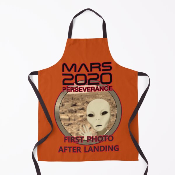Item preview, Mars Perseverance rover first photo after landing funny designed and sold by SolidEarthArt.