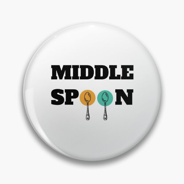 Item preview, Middle spoon throuple polyamory white designed and sold by daguilon.