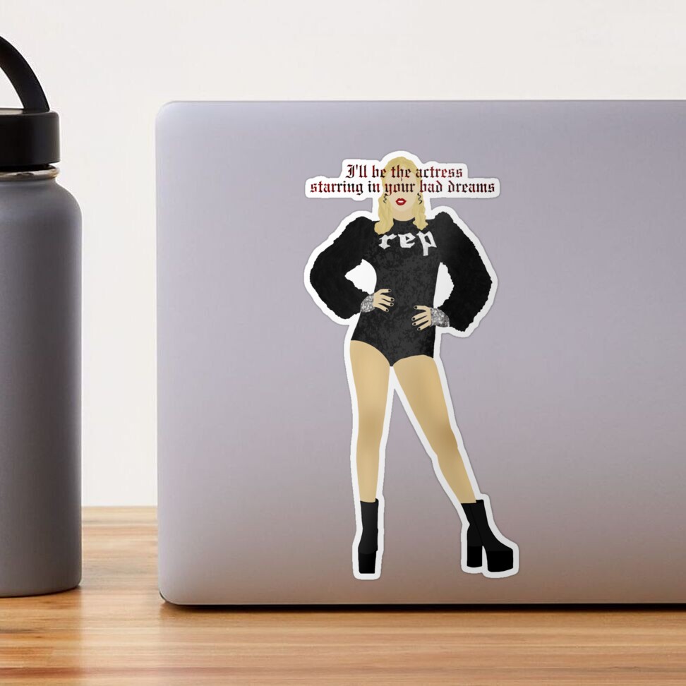 Taylor Swift Reputation Sticker for Sale by artbylizbet